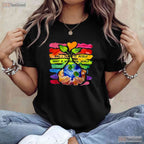 What A Wonderful World Earth Day T-Shirt Vintage Musical Lyric Nature Lover Graphic