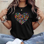 United World Flags Earth Day T-Shirt International Peace Unity Planet Gift