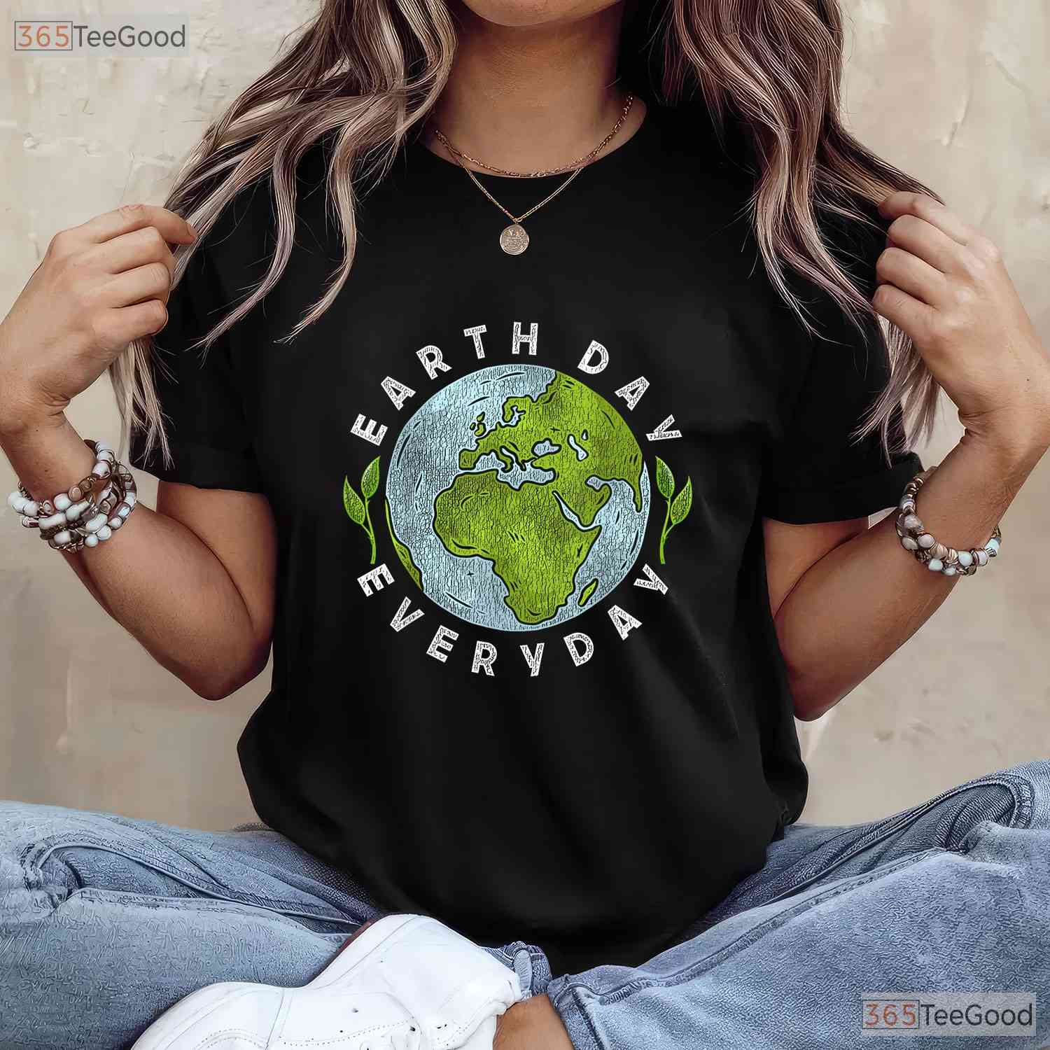 Earth Day Everyday Planet Lover T-Shirt Sustainable Eco Conscious Nature