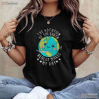 Vegan Nature Lover Earth Day T-Shirt Plant Based Eco Friendly Graphic Tee