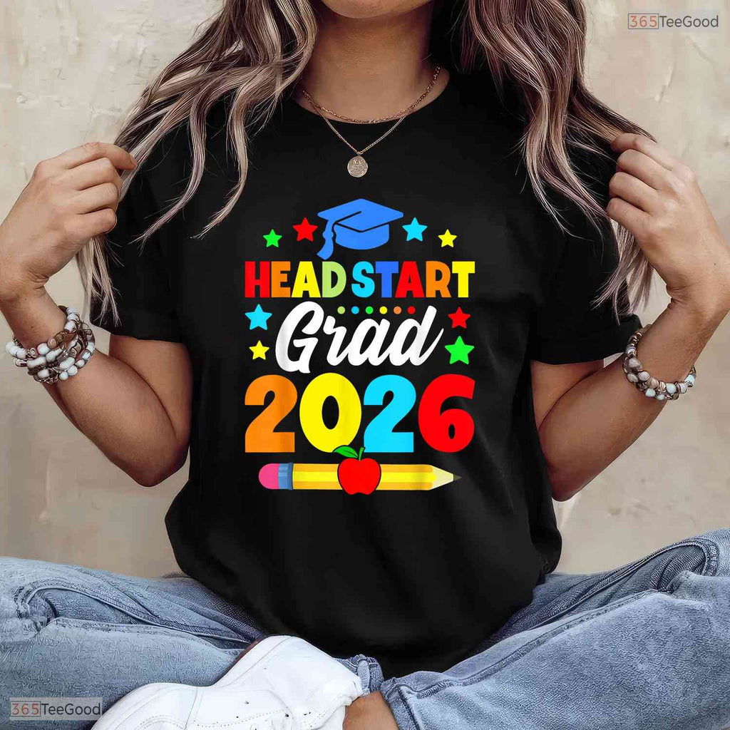 Adorable Kids Early Learning Grad 2026 Preschool Graduation Kids T-Shirt