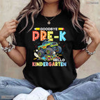 Awesome Goodbye Pre-K Hello Kindergarten Graduation Big Truck Boy T-Shirt