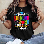Blessed Proud Grandma Of 2026 Pre-K Graduate Mothers Day Graduation T-Shirt