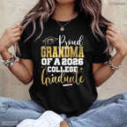 Blessed Proud Grandma Of 2026 Graduate College Graduation Party Day T-Shirt