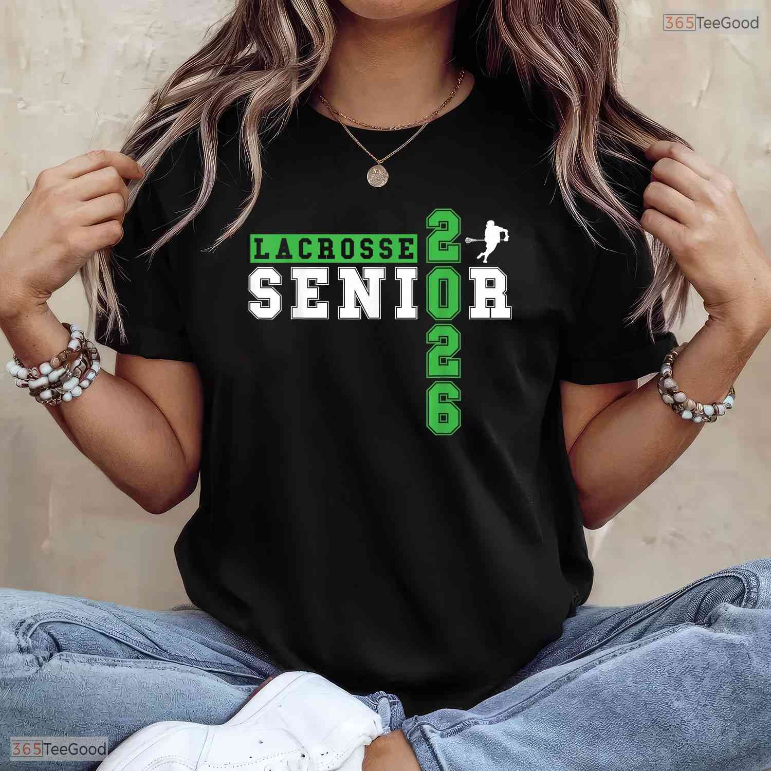 Athletic Lacrosse Senior Night Lacrosse Senior 2026 Graduation Day T-Shirt