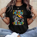 Fun So Long Preschool Graduation Big Truck Kids Celebration Party T-Shirt