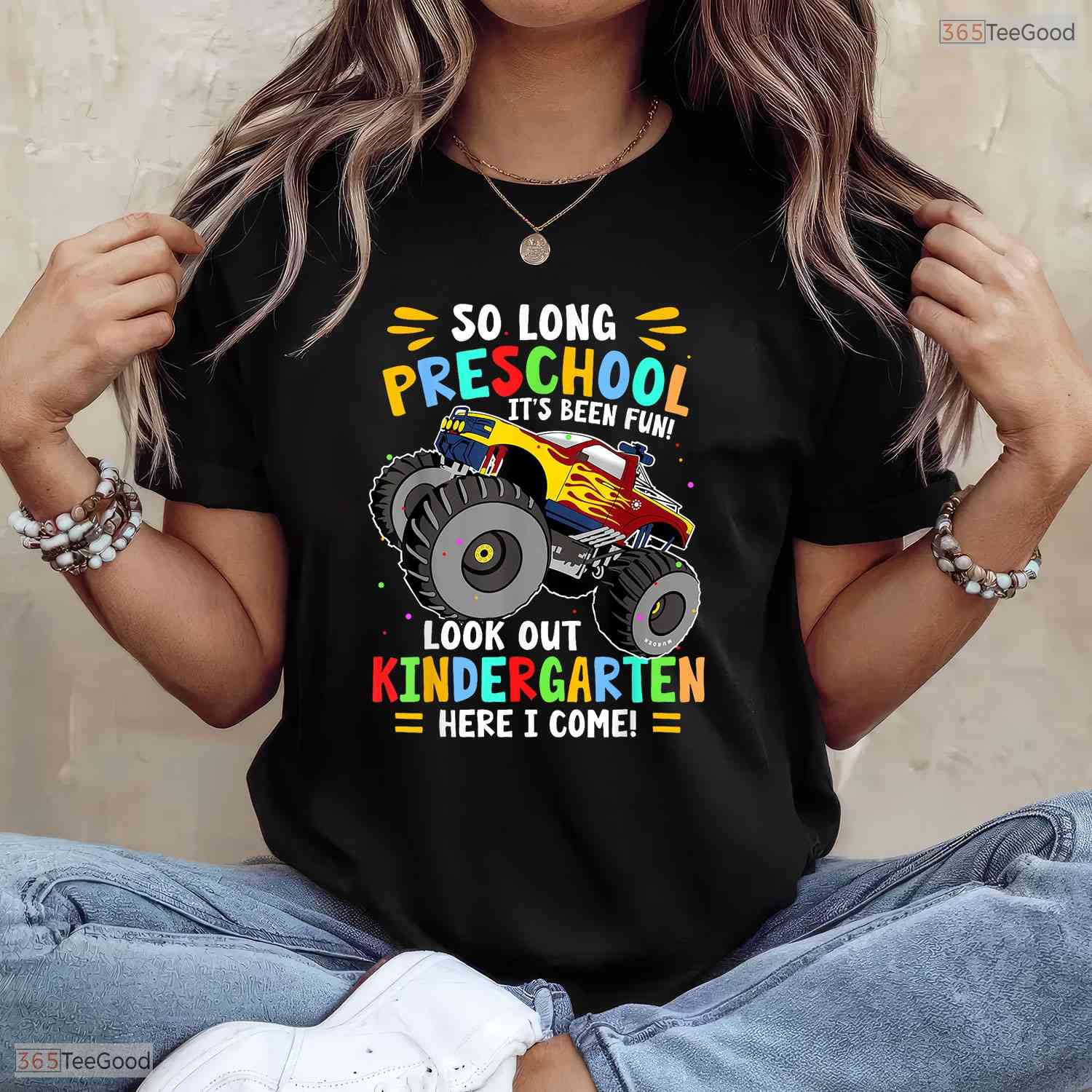 Fun So Long Preschool Graduation Big Truck Kids Celebration Party T-Shirt