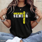 Athletic Tennis Senior Night Tennis Senior 2026 Graduation Day Party T-Shirt