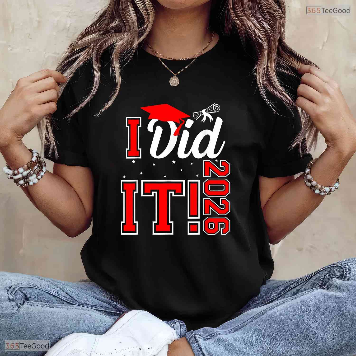 Proudly I Did It Graduation 2026 Graduate Class of 2026 Senior Party T-Shirt