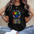 Awesome So Long Pre-K Graduation 2026 Kindergarten Here I Come T-Shirt