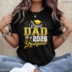 Awesome Dad Graduation Senior 2026 Proud Dad Of A 2026 Graduate T-Shirt