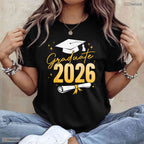 Awesome Graduate Class of 2026 Done Graduation Senior Grad Student T-Shirt