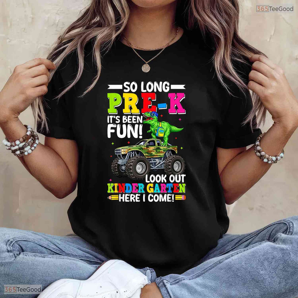 Awesome Preschool Graduation Shirt Boy Pre-K First Day Kindergarten T-Shirt