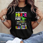 Awesome Preschool Graduation Shirt Boy Pre-K First Day Kindergarten T-Shirt