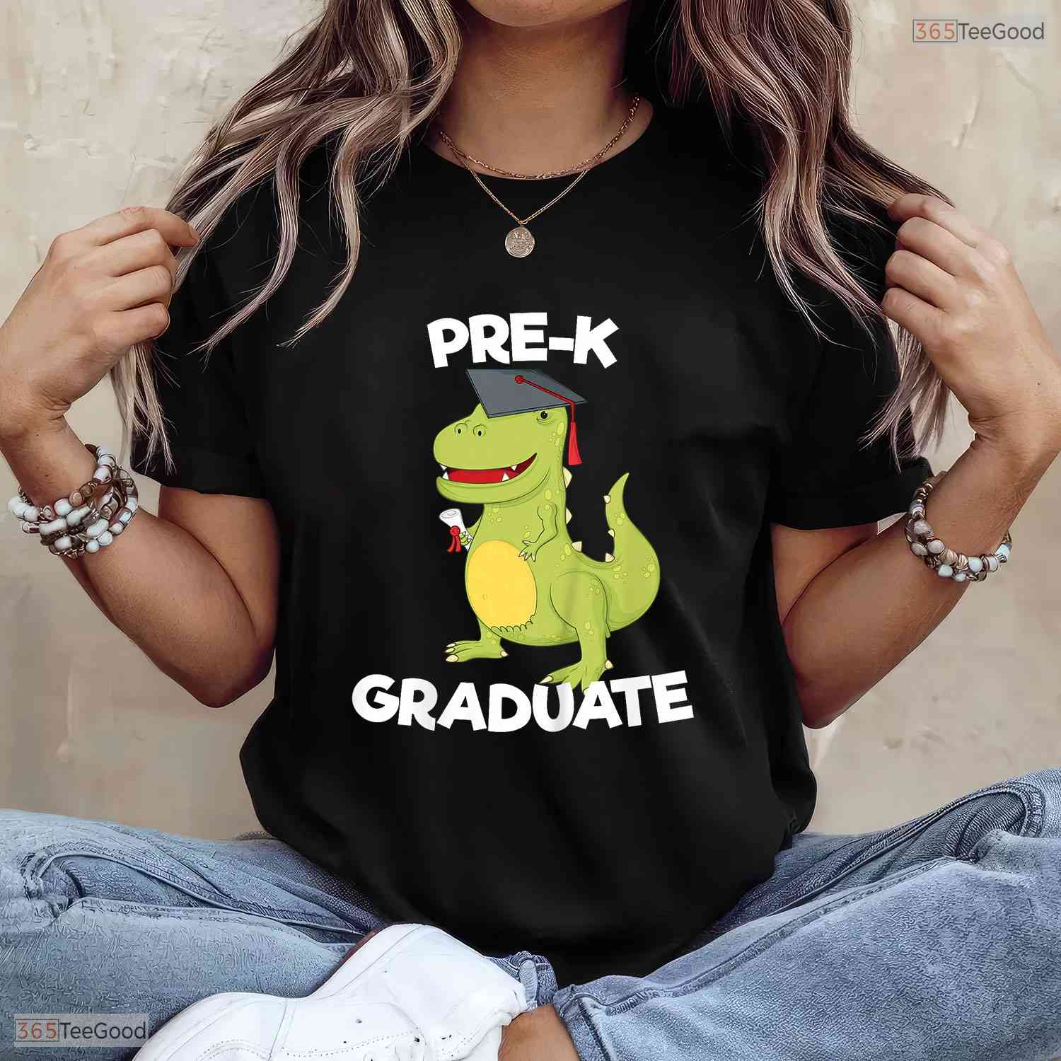 Awesome Preschool Graduation Gift Preschooler Dinosaur Pre-K Boys T-Shirt