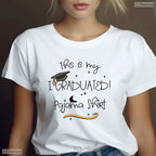 Funny This Is My I Graduated Pajama Shirt Lazy Senior Graduation T-Shirt