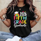 Awesome Fifth 5th Grade Grad 2026 Elementary School Graduate Kids T-Shirt
