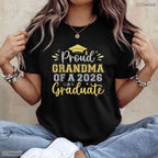 Joyful Proud Grandma Of A 2026 Graduate Senior Graduation Women's T-Shirt
