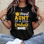Thrilled Proud Aunt Of A 2026 Graduate Class Of 2026 Graduation Day T-Shirt