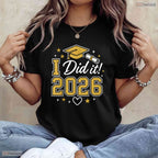 Awesome I Did It Graduation 2026 Graduate Class of 2026 Celebration T-Shirt