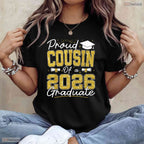 Thrilled Proud Cousin Of A 2026 Graduate Senior 2026 Grad Family Party T-Shirt