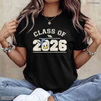 Classic Cartoon Duck Friends Graduation Class Of 2026 Celebration Party T-Shirt