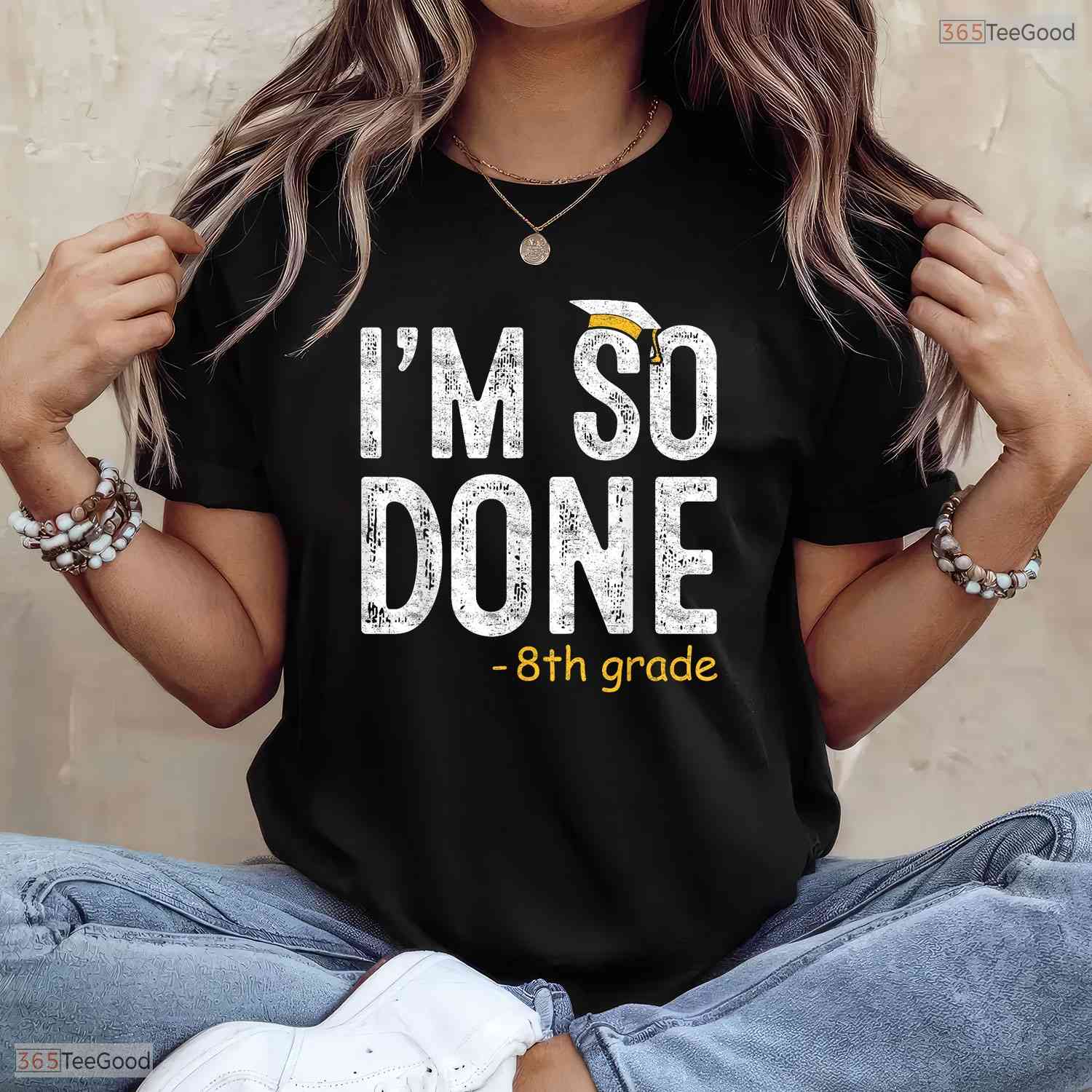 Funny I Am So Done 8th Grade Graduation Gifts For Eighth Graders Boy T-Shirt