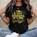Supportive Proud Grandma Of A Class Of 2026 Graduate Senior Graduation Day T-Shirt