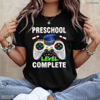 Video Gamer Preschool Level Complete Class Of 2026 Pre-K Graduation Boys T-Shirt
