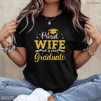 Loving Proud Wife Of A 2026 Graduate Senior 2026 Graduation Gifts For Him T-Shirt