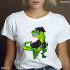 Awesome Graduation Class Of 2026 Funny Dinosaur T-Rex Graduate Kids Boys T-Shirt