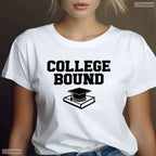 Inspiring College Bound Graduate Keepsake High School Graduation Ceremony T-Shirt