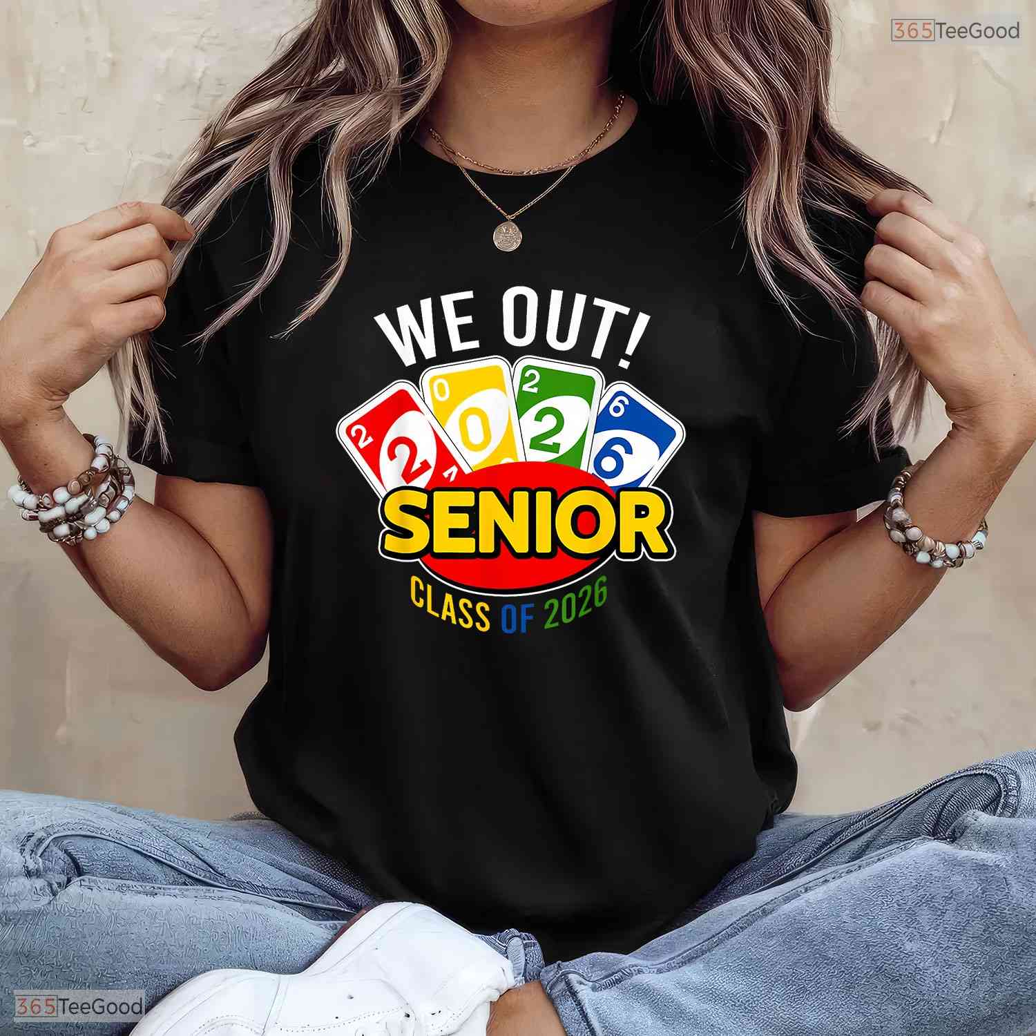 Hilarious We Out Senior Class Of 2026 Graduation Party Farewell Celebration T-Shirt