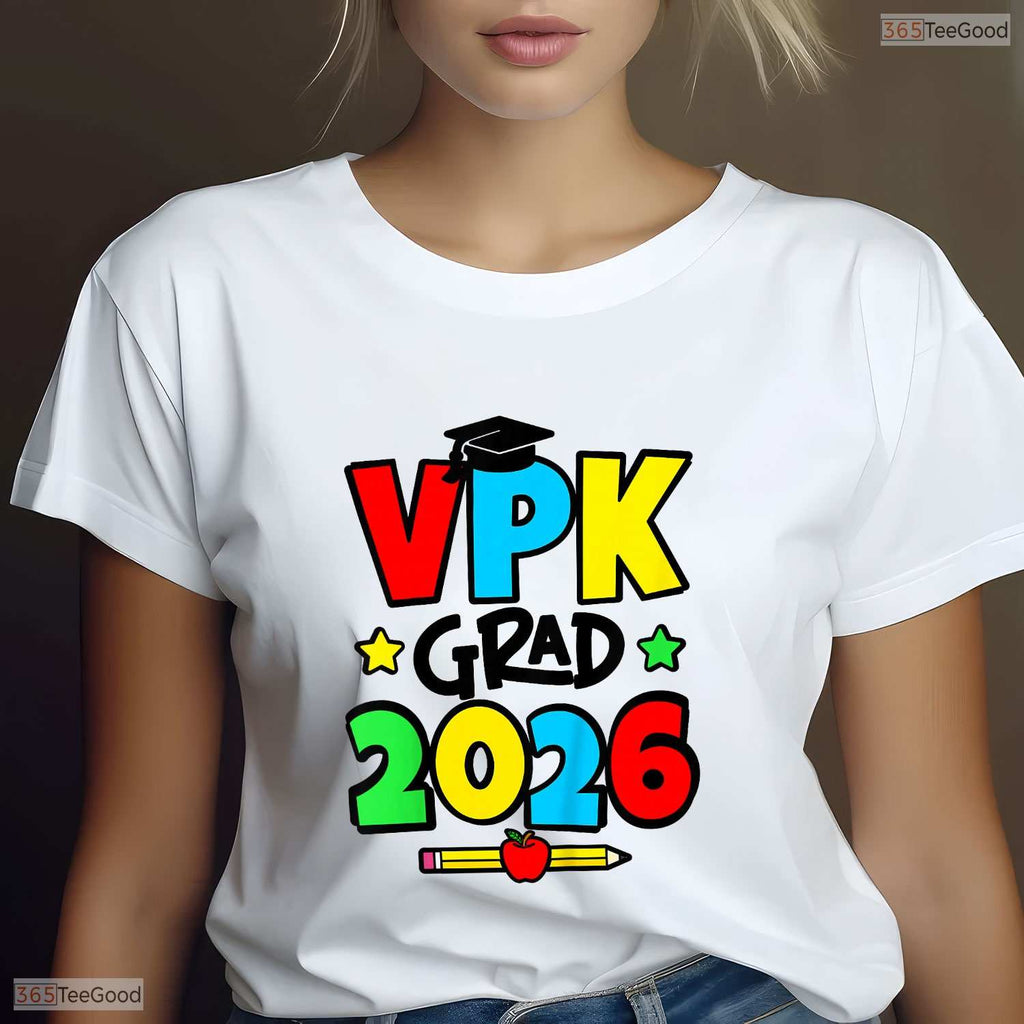 Awesome Kids VPK Graduation VPK Grad 2026 Pre-K Early Learning Celebration T-Shirt