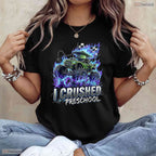Fun I Crushed Preschool Graduation 2026 Big Truck Preschool Boys Party T-Shirt