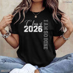 Funny Class of 2026 I Am So Done Senior 26 Graduation Men & Women T-Shirt