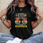 Awesome Goodbye 5th Grade Last Day Of School Graduation To 6th Grade Kids T-Shirt