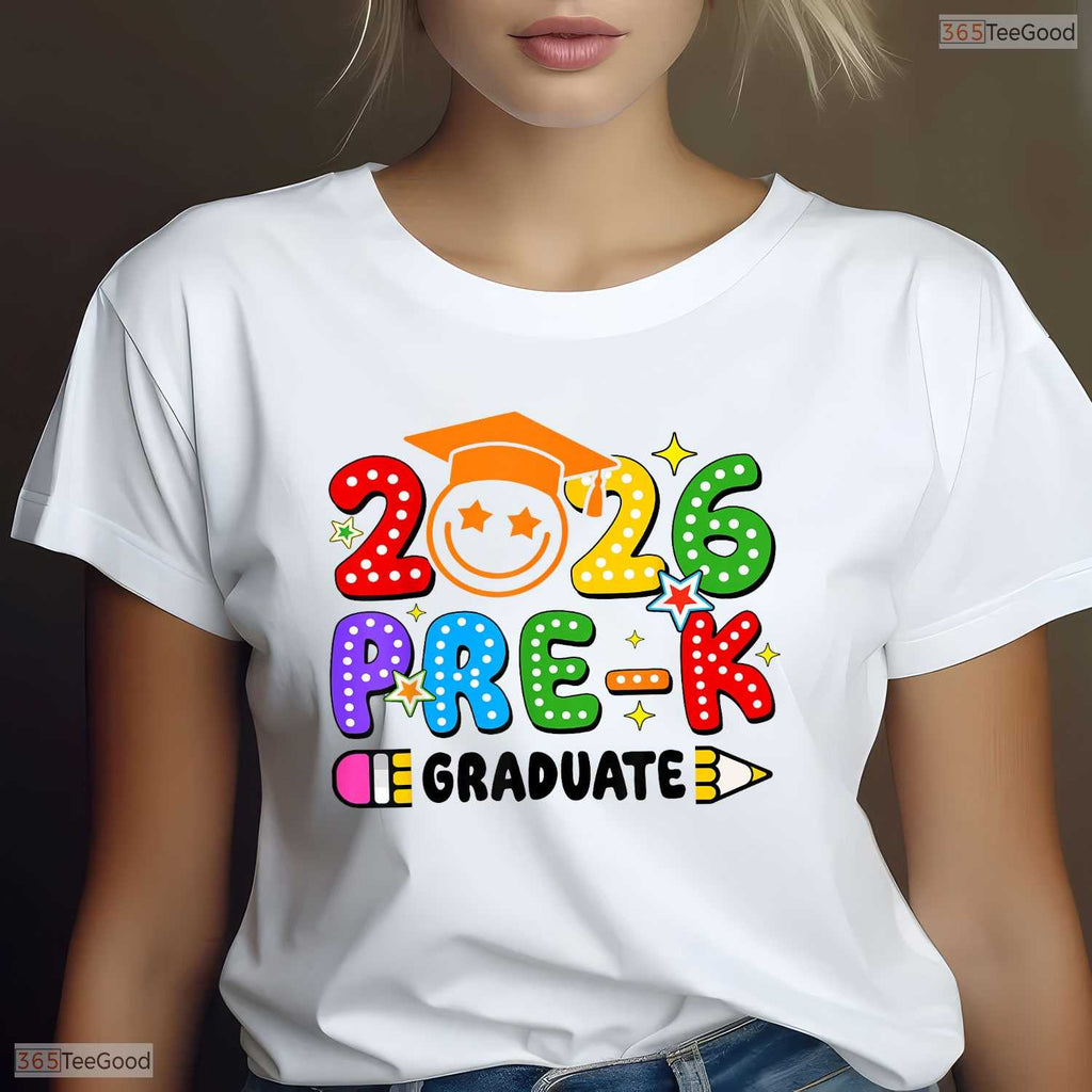 Awesome Pre-K Graduation 2026 Preschool Graduate Kids Boys And Girls Party T-Shirt