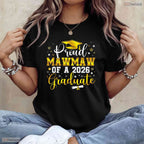 Loving Proud Mawmaw Of A Class Of 2026 Graduate Senior Graduation Ceremony T-Shirt