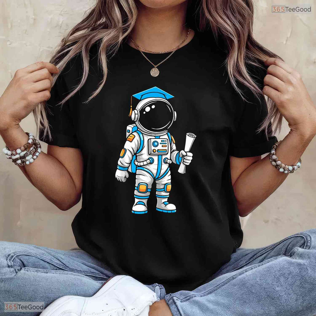 Outer Space Astronaut Graduation Gifts Graduating Astronaut Graduate Boy Girl T-Shirt