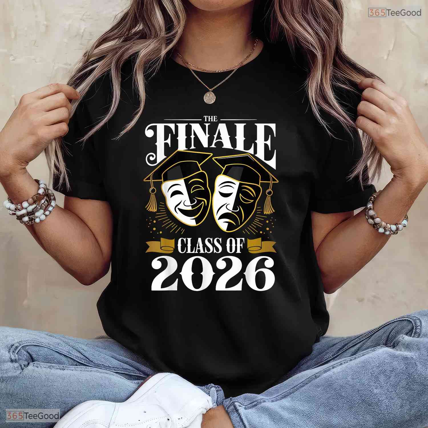 Dramatic The Finale Class Of 2026 Theater Drama Senior Graduation Performance T-Shirt