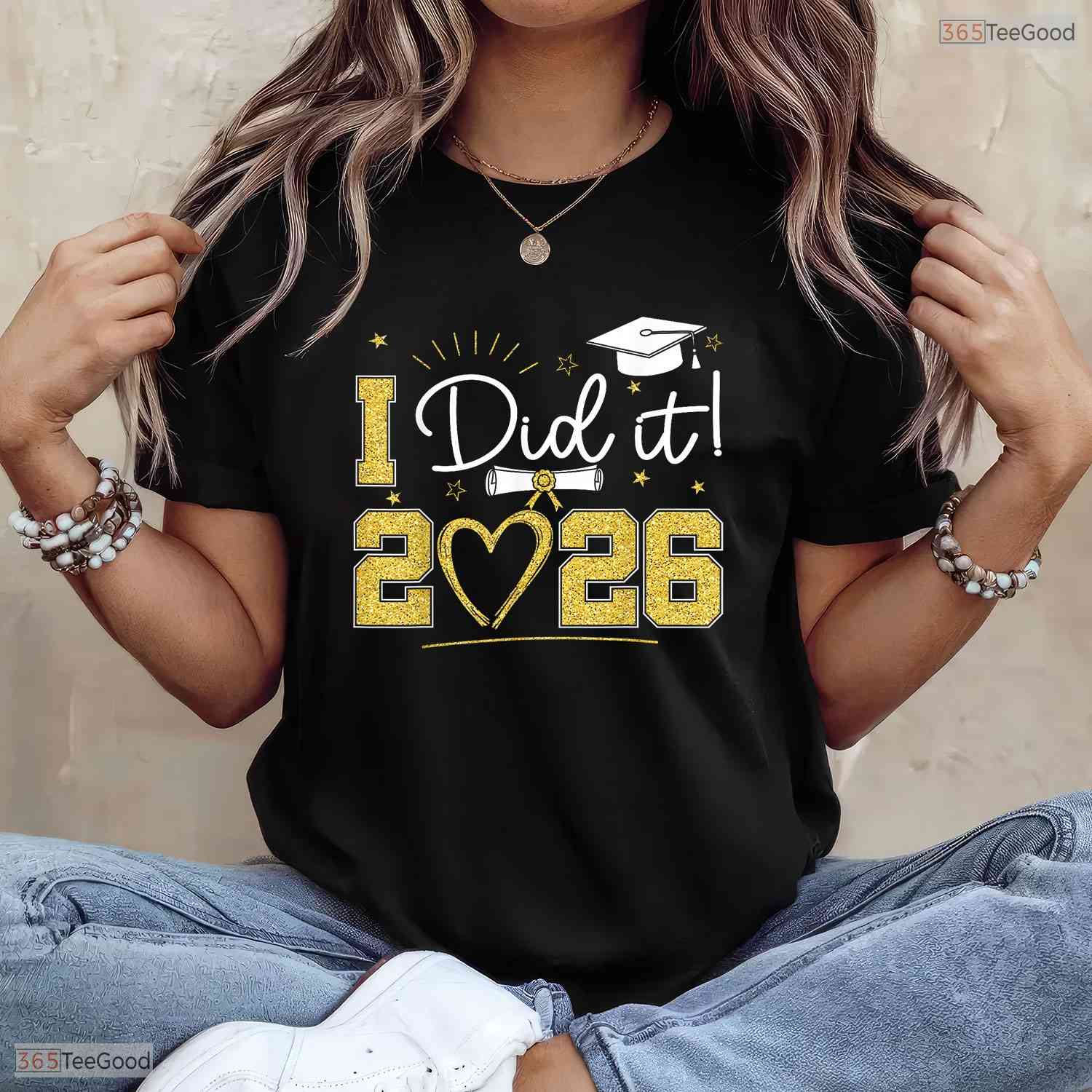 Awesome Graduation I Did It 2026 Graduate Senior 2026 Grad Family Celebration T-Shirt