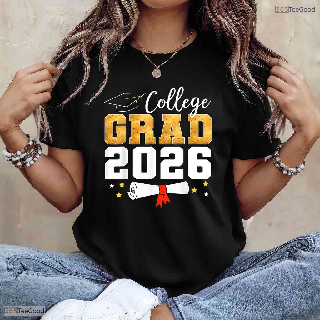 Official College Class of 2026 Graduate Student University Graduation Shirt