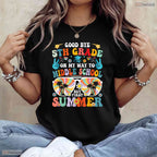 Fun Goodbye 5th Grade Last Day Of School Graduation To 6th Grade Transition T-Shirt