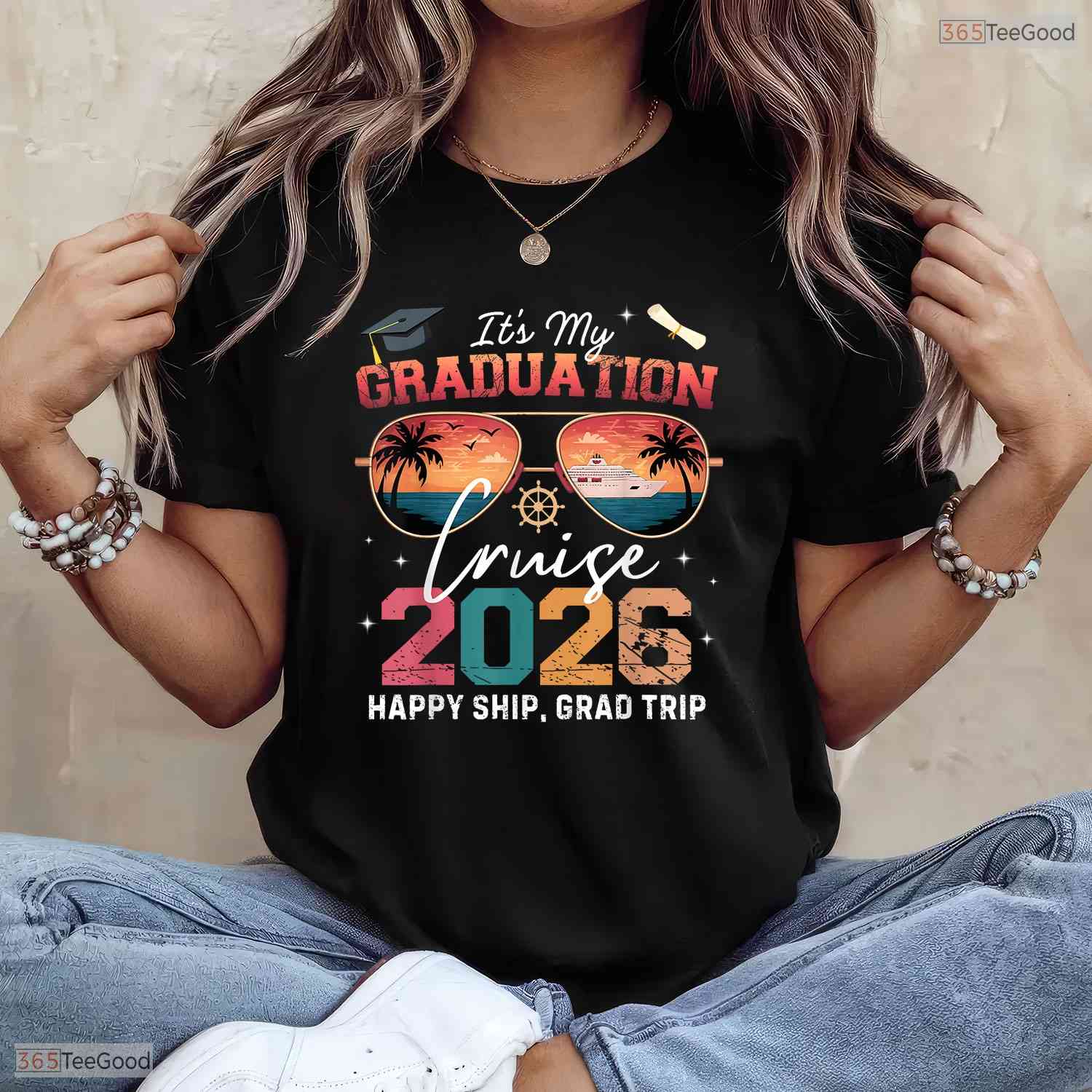 It's My Graduation Cruise 2026 Funny Family Vacation Graduate Celebration T-Shirt