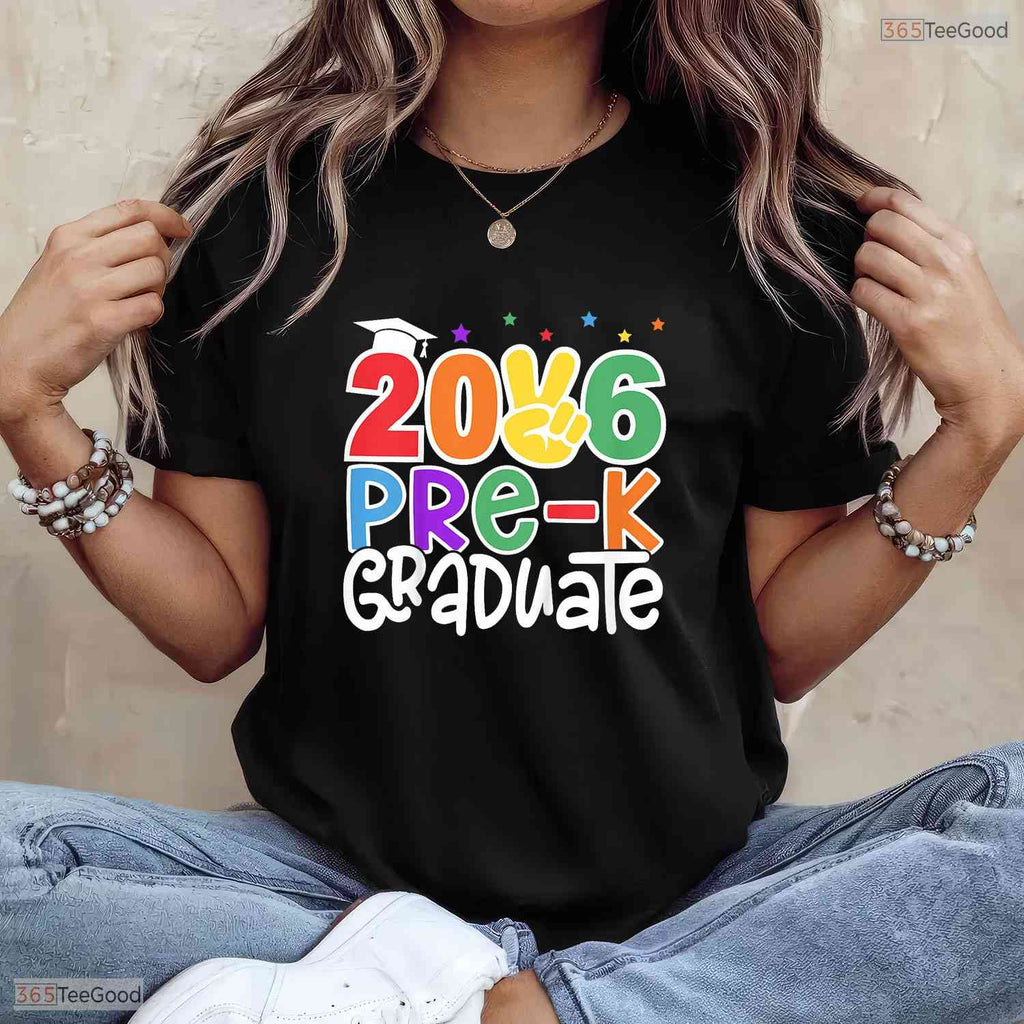 Pre-K Graduate 2026 Preschool Graduation Class Of 2026 Kids Moving Up Shirt