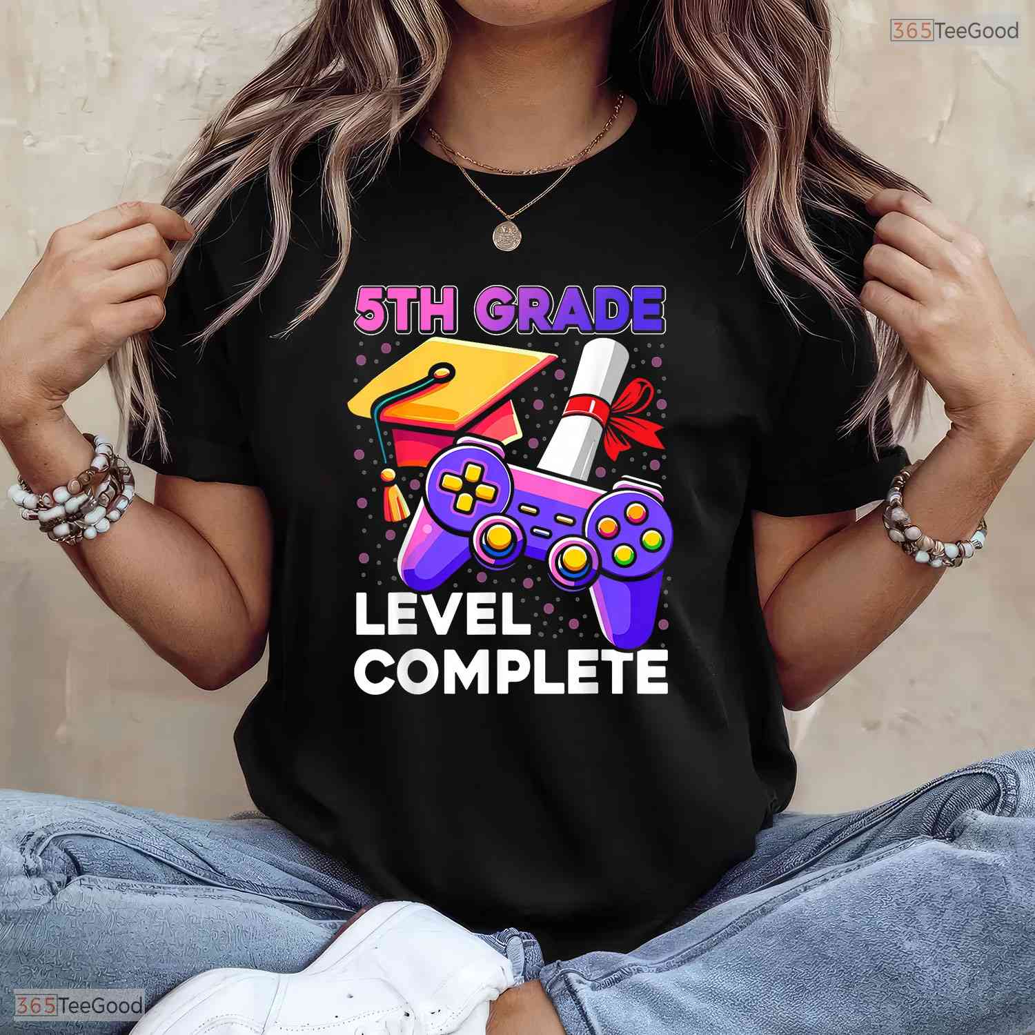 5th Grade Level Complete Graduation Gifts End Of Elementary School T-Shirt