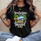 Graduation Cruise Squad 2026 Graduate Family Vacation Trip Celebration T-Shirt