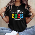 Kids Class Of 2026 Kindergarten Graduation Cute Moving Up Ceremony T-Shirt