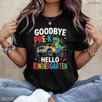 Goodbye Pre-K Hello Kindergarten Preschool Graduation 2026 Last Day Of Shirt